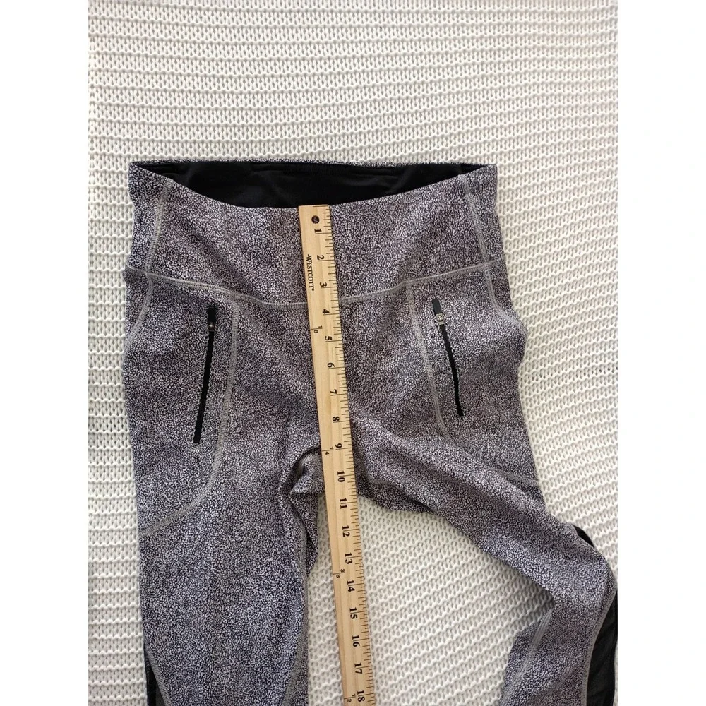 Lululemon Speed Up Tight High Rise Running 7/8 Leggings Mesh Zip Pocket Size 8 - Picture 6 of 15